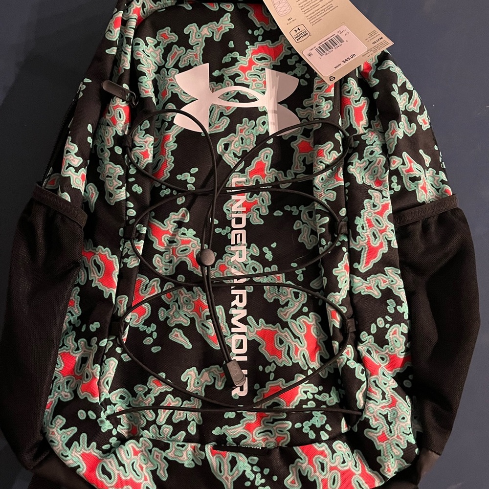 Under Armour, backpack hustle, sport brand new bag